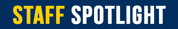 Text says "Staff Spotlight"