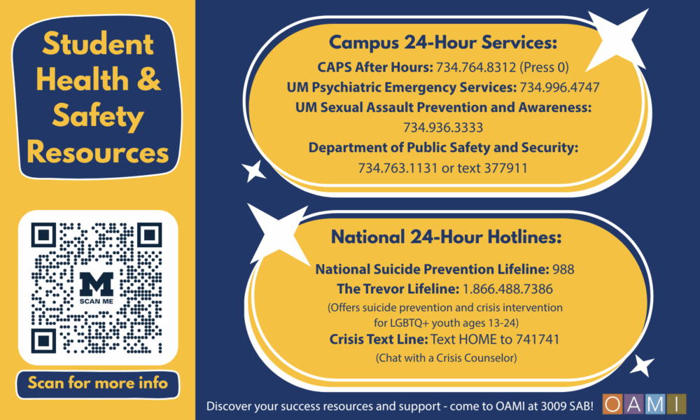 Information about health and safety resources
