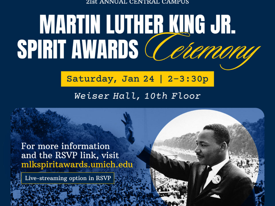 MLK Spirit Awards 2026 Ceremony Graphic