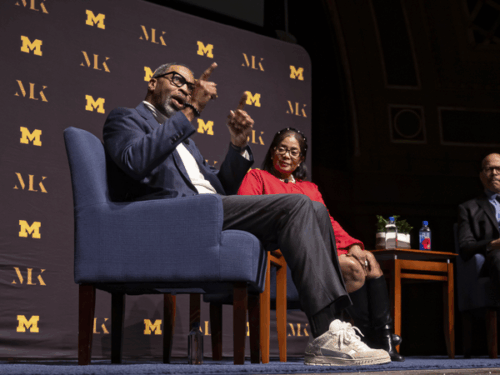 Erika Alexander speaking at MLK Symposium